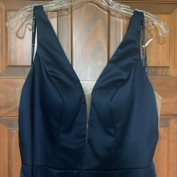 Sorella Vita Bridesmaid 9244 Dress NWT Navy - Picture 5 of 6